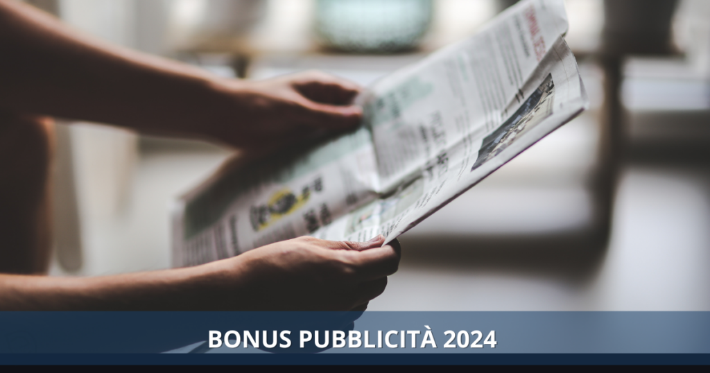 Bonus Pubblicità 2024